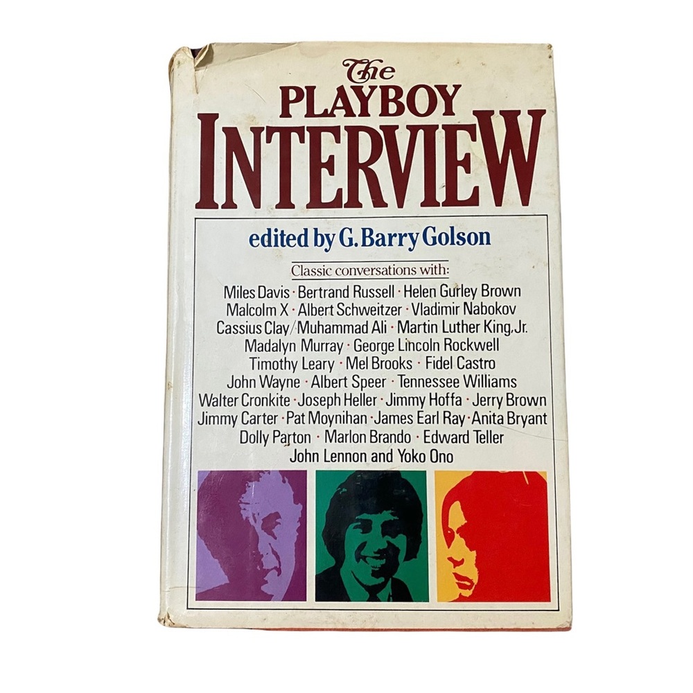 The Playboy Interview 1st Edition Hardcover Book